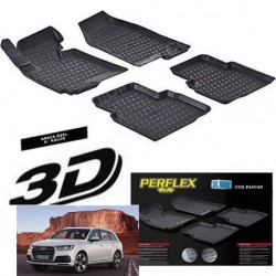 Audi Q7 2006-2012  3D TPE Kauçuk 3D Paspas Perflex